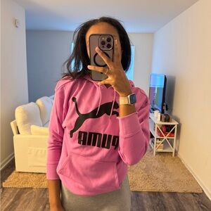 Puma Women's Pink Hoodie